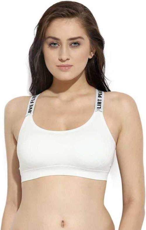 Bahucharaji Creation Women Nylon & Cotton Lightly Padded Non-Wired Sports Bra