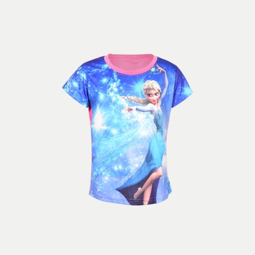 Buy Rad Prix Blue Graphic Printed Elsa T-shirt Online at Best Prices in ...
