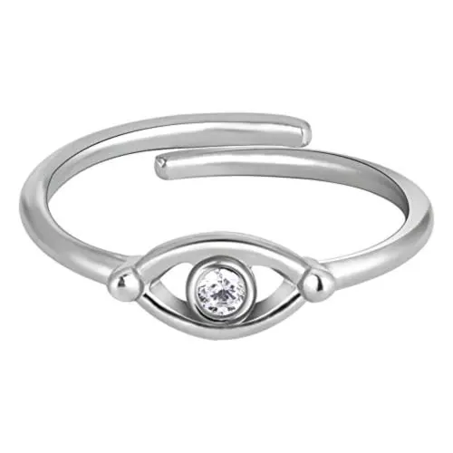 Giva Sterling Silver One Size Orb Ring