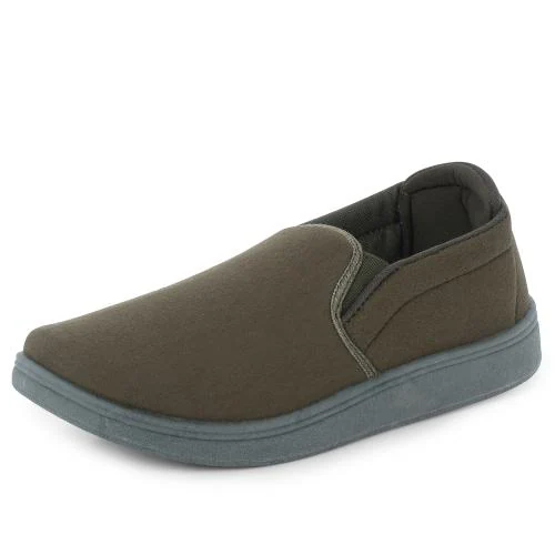 DOCTOR EXTRA SOFT Memory Foam Men's Shoes for Walking Gym Training, Casual, Sports, Slip-On, Lightweight, Comfortable, Stylish, Lace up Athletics Running Sneaker Moccasins for Gent's and Boy's. D-2001 OLIVE-9