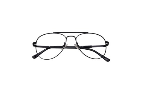 PAUL I Aviator Spectacle Frame For Men and Women Black