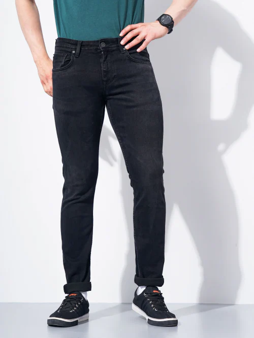 Celio Men Faded Black Jeans