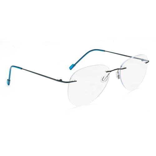 Royal Son Rimless Aviator Spectacle Frame For Men And Women