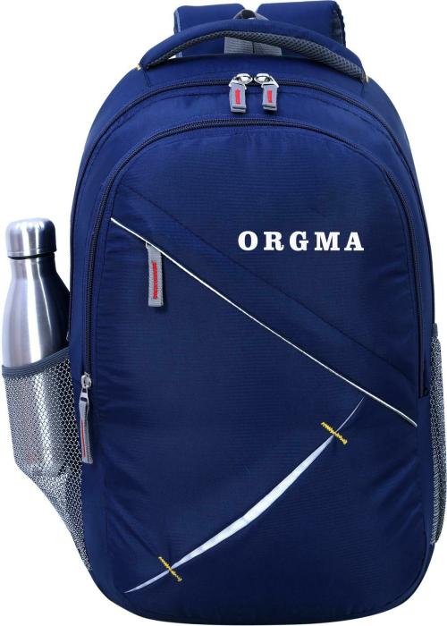 Plexy Navy Blue Polyester Laptop Backpack 30 L