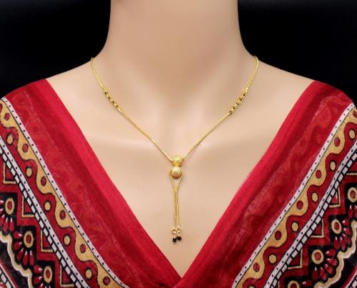 Soni Jewellery Designer And Stylish Golden Mangalsutra For Women