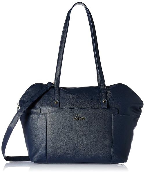 LAVIE SHARKI LG N SATCHEL PLASTIC HANDBAG Blue Handbags