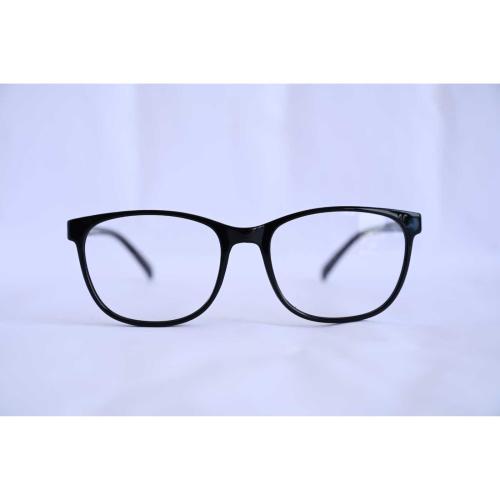 SAFE CONNEXIONS Blue Light Filter Computer Glasses for Blocking UV Headache [Anti Eye Fatigue] Transparent Lens Unisex (Black)