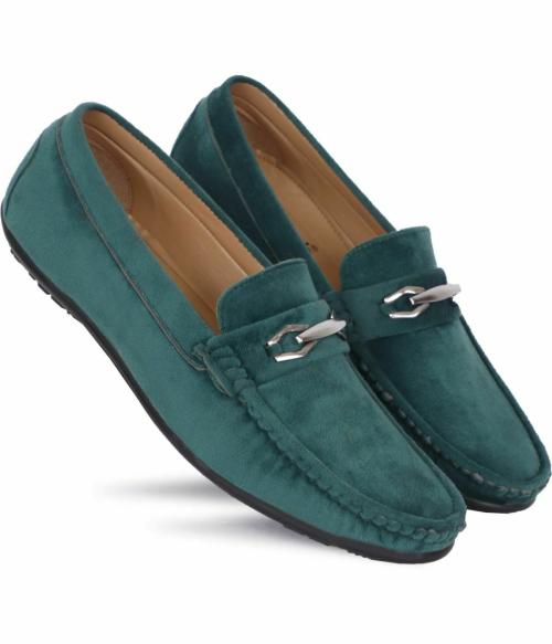 Punch Green Loafers for Men