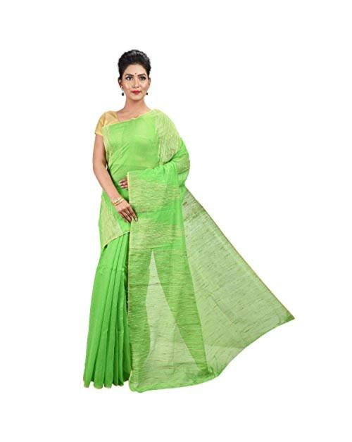 Buy Raj Sarees Women's Unique Bengali Speciality Stylish Handloom/Tant