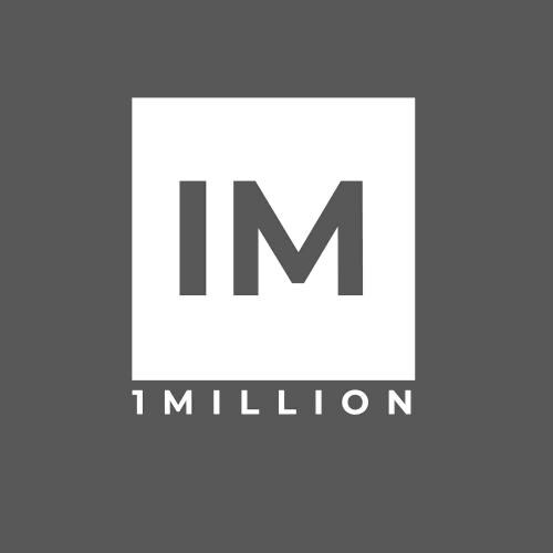 ME HOON NA Mens 100% Combed Cotton 1 Million Black Printed T-Shirt - Black (X-Large)