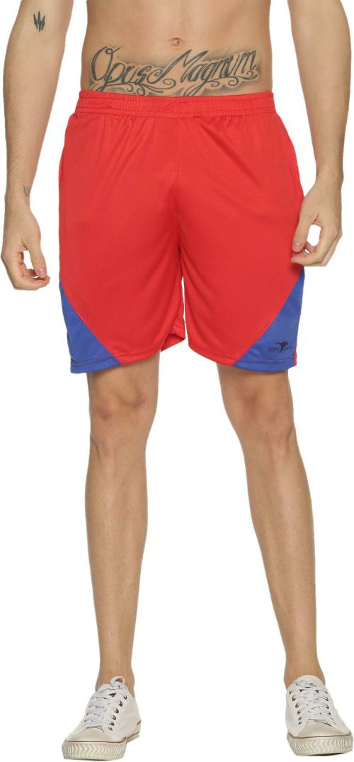 HPS Sports Men Red Polycotton Solid Shorts (XXL) JioMart