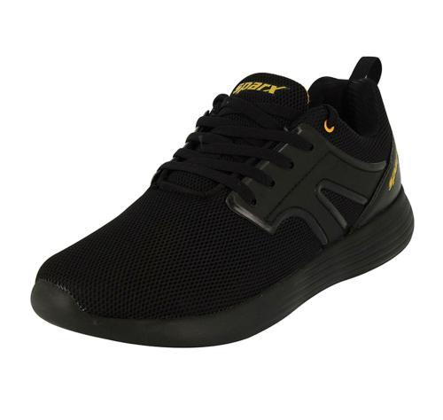 Sparx Black Sports Shoes For Men