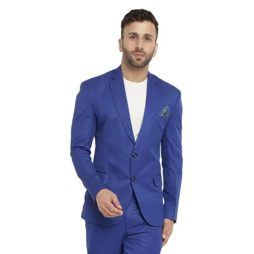 REFULGENT Premium 2 Button Blazer For Men (Blue)