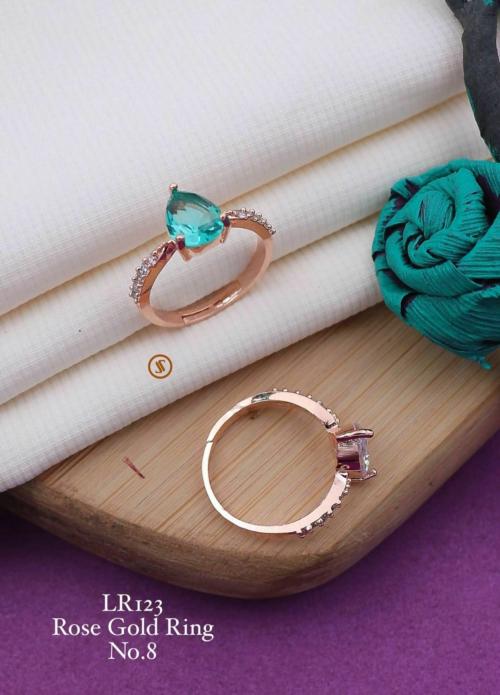 CATX Jewellers Rose Gold Finger Ring for Women | Accessories Jewellery for Women | Birthday Gift for Girls and Women Anniversary Gift for Wife