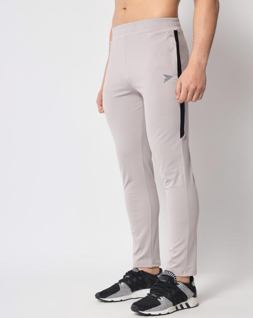 Fitinc Premium Light Grey TrackPant For Men|Anti-Microbial|Superdry|Breathable|Stretchable|2Ykk Zipper Pockets