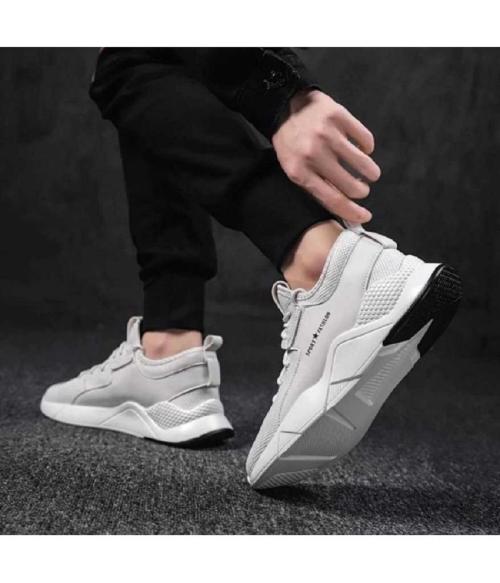 Tway Trendy Men Sports shoes for men White Running Walking Party and Dancing shoes