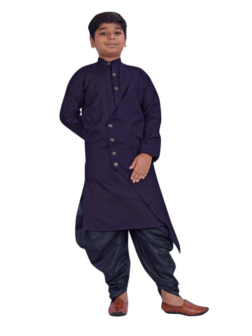 DEIANA'S New Kids Fancy Black Dhoti Kurta Set For Kids & Boys.
