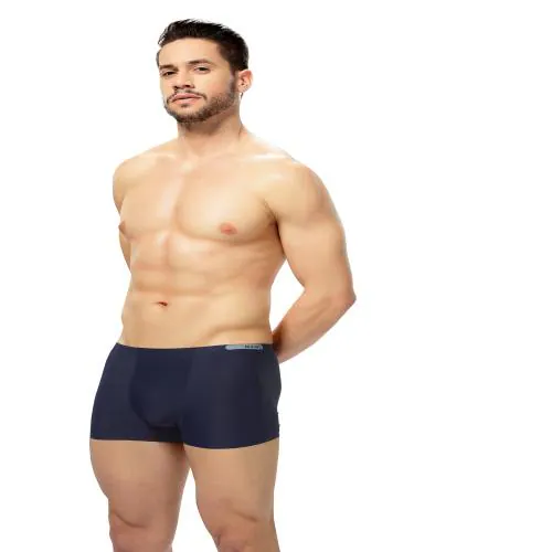MAML Men’s Boxer Trunk Seamless Underwear for Men and Boys NAVY BLUE (L)