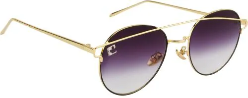 Clark N Palmer UV Protection Round Sunglasses For Women (Grey)