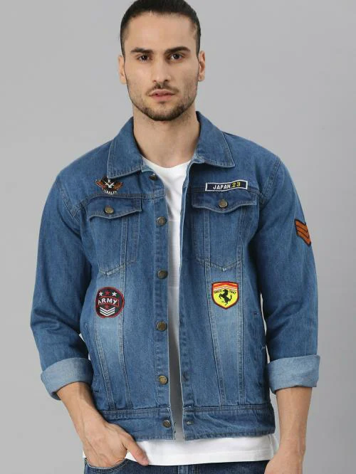 VOXATI Men's Denim Jacket