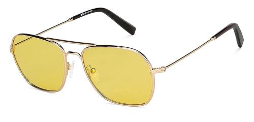 John Jacobs Polarized Square Full Rim Sunglasses Men and Women Medium JJ S12811