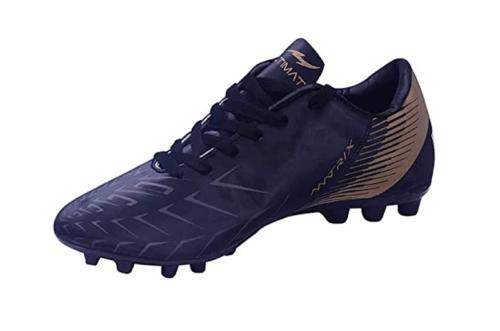 Axpro Matrix Black Synthetic TPU Studs Football Shoes & Studs Shoes for Men's