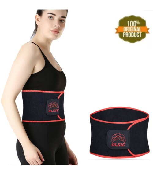 OLSIC Sweat Slim Belt for Men and Women Non-Tearable Neoprene Shaper wear and Tummy Exercise