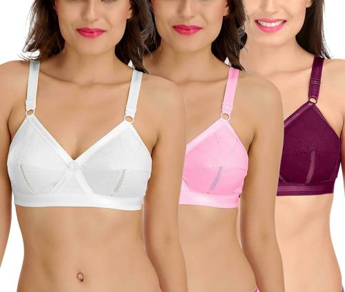 SONA Women's Perfecto Full Coverage Non Padded Cotton Minimizer Bra