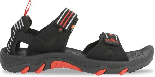 Sparx Men SS-487 Black Red Floater Sandals