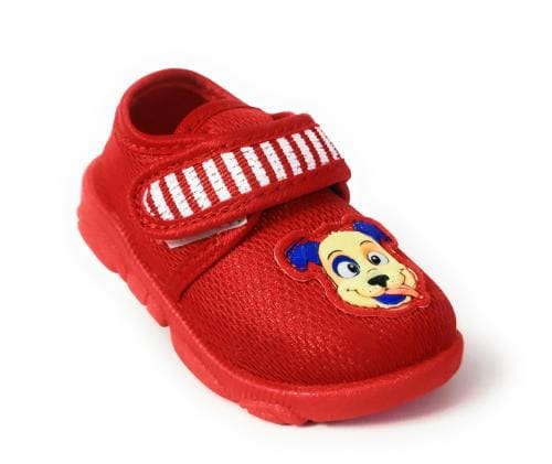 Coolz Kids Chu-Chu Sound Musical First Walking Shoes Star-1 Red for Baby Boys and Baby Girls for 9-24 Months(9-12 Months)