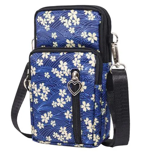 PALAY Crossbody Phone Bags For Women 3 Layers Small Multifunctional Mobile Pouch Sling Bags For Girls Latest Travel Cell Phone Purses Pouch Sport Shoulder Bag