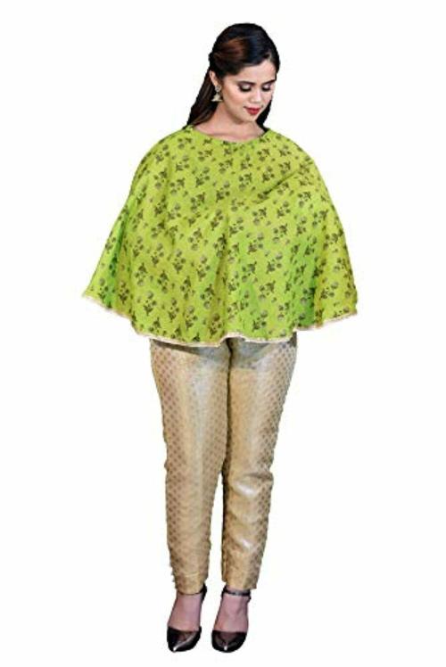 JV BROTHERS Mums Caress Feeding Cover Green and Gold