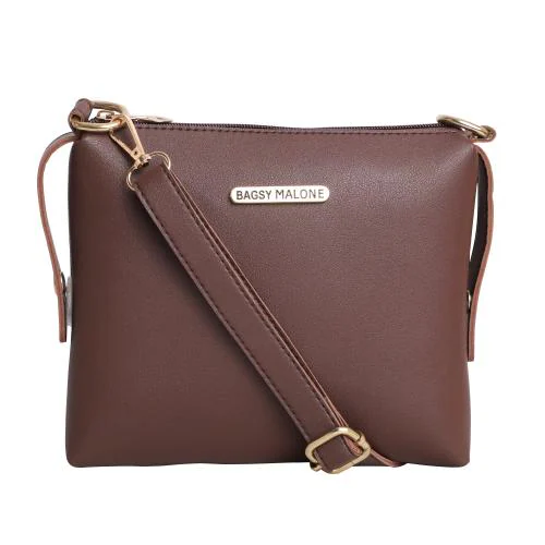 Bagsy Malone Iconic Sling Bag-Brown