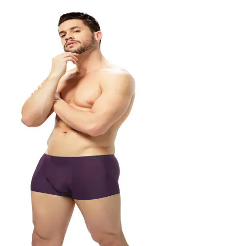 MAML Men’s Boxer Trunk Seamless Underwear for Men and Boys WINE (XXL)