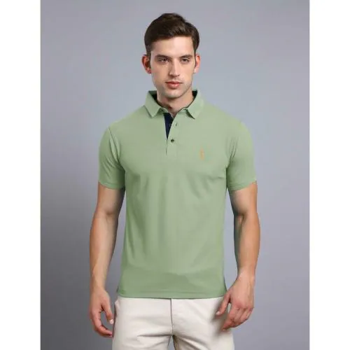 Stellers Men's Regular Fit Polo T-Shirt Misty Green