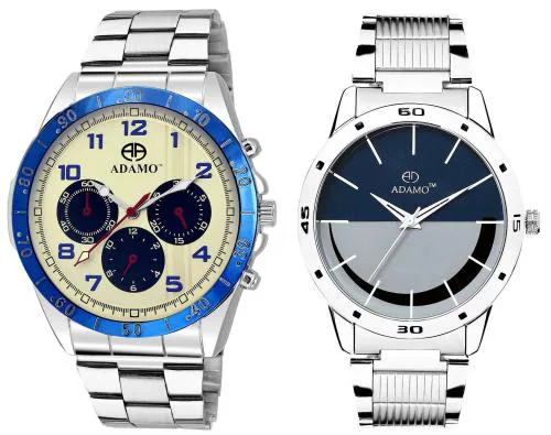 ADAMO Designer Blue Dial Men's & Boy's Watch 314SB01-817SM05