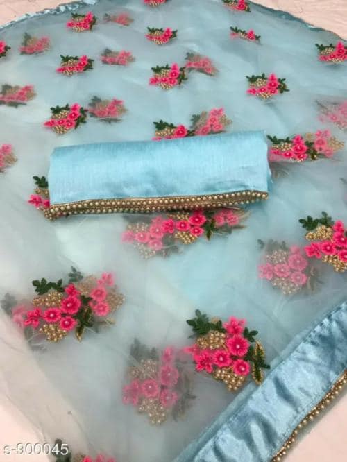 Elegant Attractive Heavy Net Saree