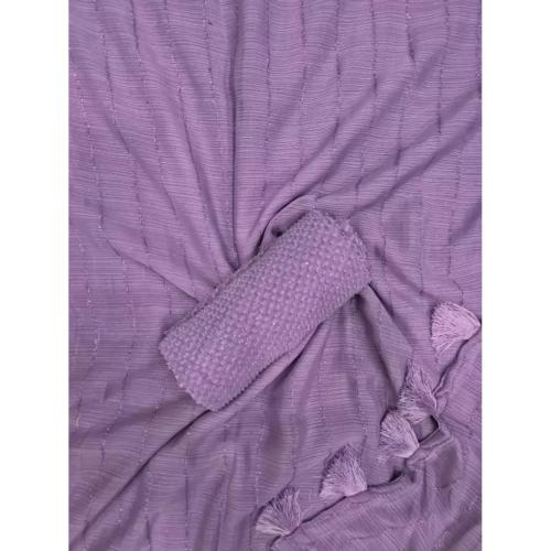 Prangi Embroidered Bollywood Georgette Saree (Purple)