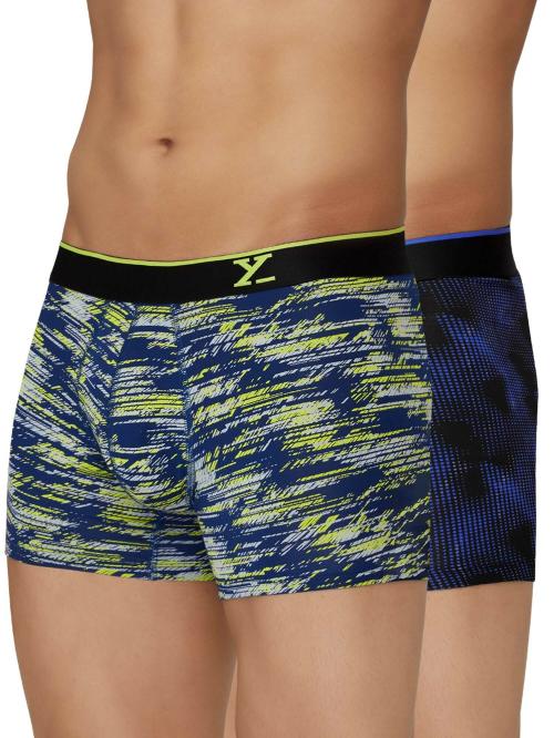 Buy XYXX Pack of 2 Intellisoft Micro Modal Flux Men Trunks Online at
