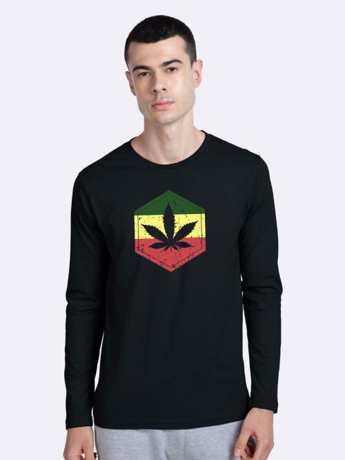 Bewakoof Men High Colors Printed Full-length Round T-Shirt