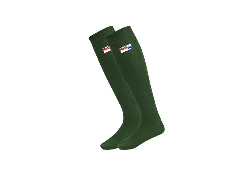 MattZig Knee High Lycra Football Socks (One Pair) - Dark Green