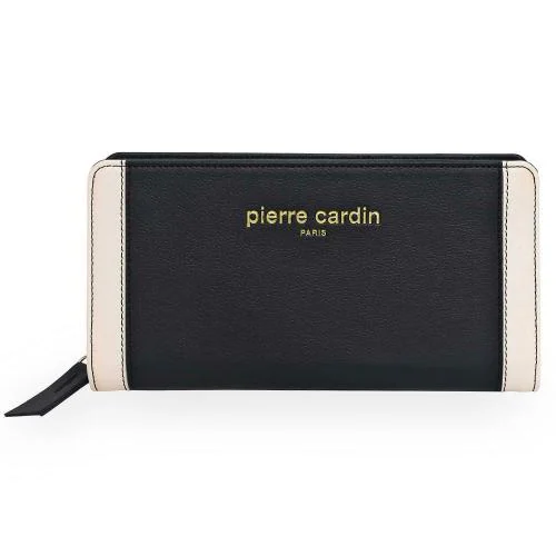 Pierre Cardin Paris Women PU Material Zip Around Wallet, Clutches