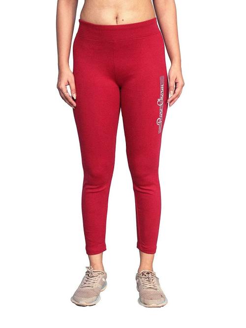 Alphabet Women Cinammon Stick Cotton Track Pants (Size XL)