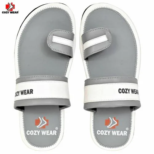 Cozy Wear Slippers Hawai Chappal Rubber Flip Flops Slippers G-258 Grey (9)