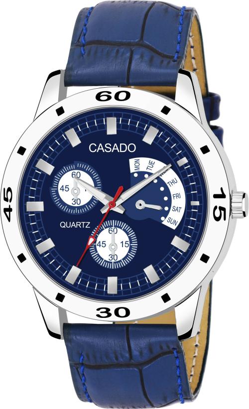 Casado Analog Blue Dial Blue Strap Watch For Boys (Csd-1113-Blu-Blu)
