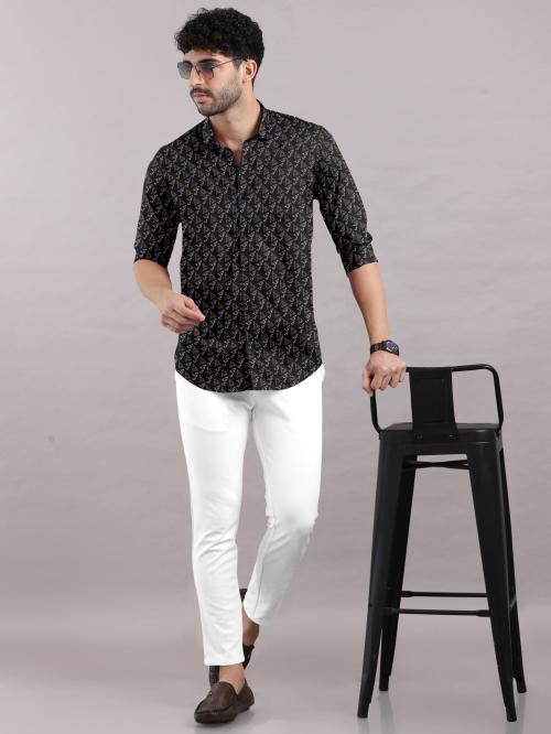 SOUL'S TAILOR Men Regular Fit Solid Casual Shirt