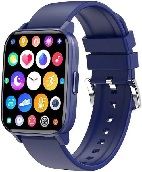 Minix FW20 124 Hawk Blue 1.6 HD Display Watch Blue Strap Square Smartwatch for Men and Women