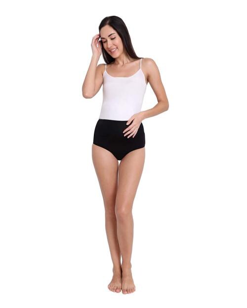 Red Rose - Pregnancy Panties for Women - Maternity Panties (Black )