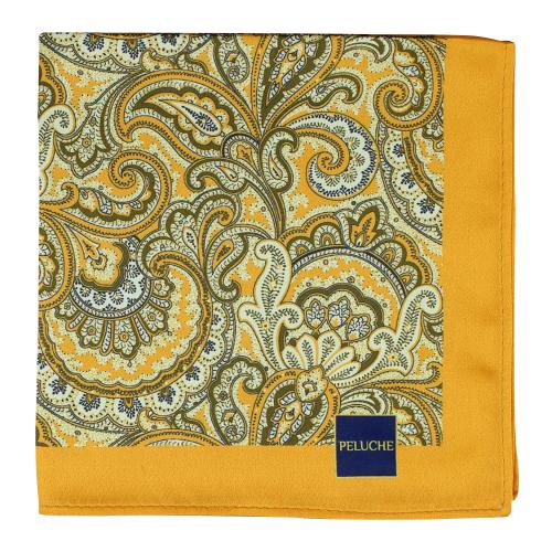 Peluche Wanderlust Leaf Pocket Square For Men