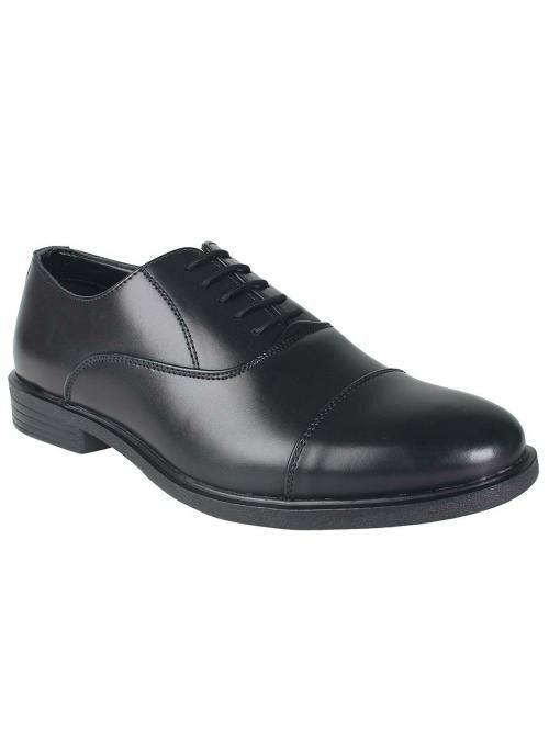 Vardhra Men's Black Formal Shoes